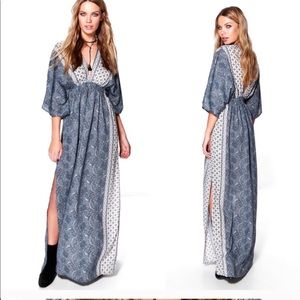 Laura Kimono Maxi Dress